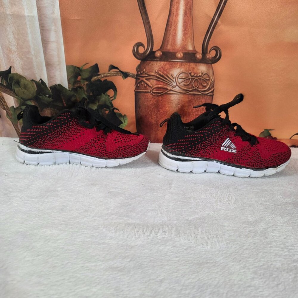 Kids RBX Sz 13 Red & Black Live Life Active Mesh Running Sneakers - Picture 4 of 7